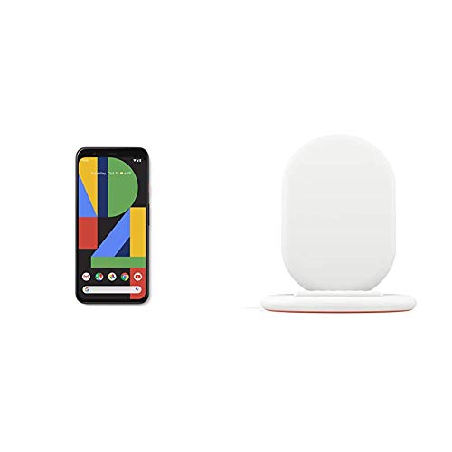 Google Pixel 4 XL, Just Black, téléphone portable déverrouillé de 64 Go fourni avec le chargeur sans fil rapide Google Pixel Stand