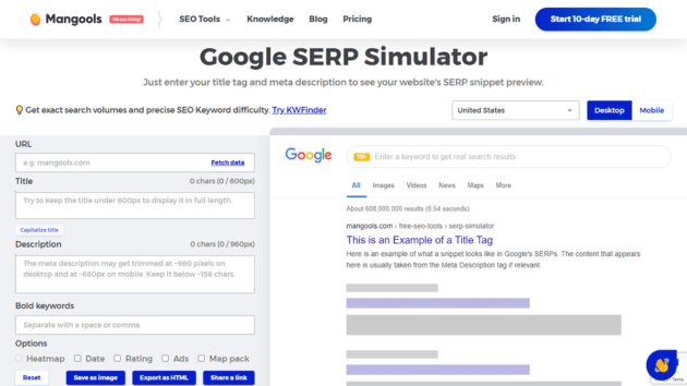 Mangools-SERP-Simulator-a-free-SERP-snippet-preview-tool