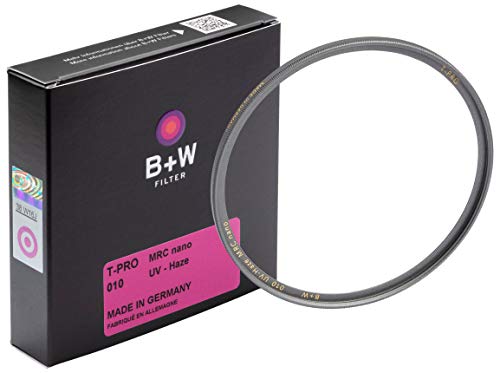 B + W Filtr chroniący przed zamgleniem UV do obiektywu aparatu — Ultra Slim Titan Mount (T-PRO), 010, HTC, 16 warstw Multi-Resistant i Nano Coating, Filtr fotograficzny, 82 mm