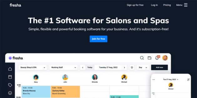 Fresha-Salon-Spa-Scheduling-Software-App-Booking-System 预约系统