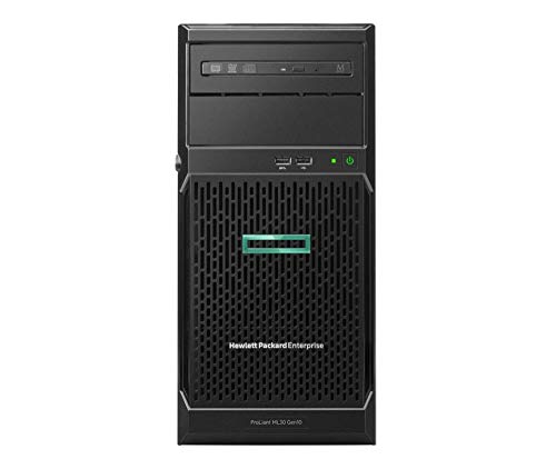 HP ProLiant ML30 Gen10 타워 서버, Intel Xeon E-2124 쿼드 코어 3.3GHz 8MB, 32GB DDR4 RAM, 8TB 스토리지, RAID, iLO 5