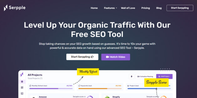 Schermata di Serpple-An-Advanced-Free-SEO-Tool