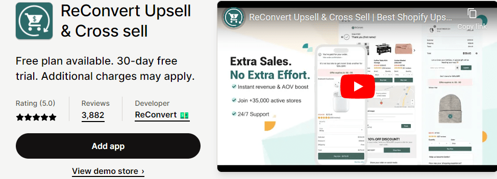 Reconverter upsell e cross sell