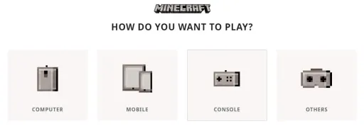 Minecraft apk indirmek için minecraft.net web sitesine gidin