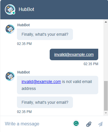 HubSpot Qualify Potansiyel Müşteriler Chatbot