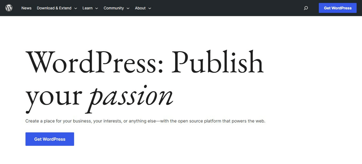 WordPress 內容管理系統