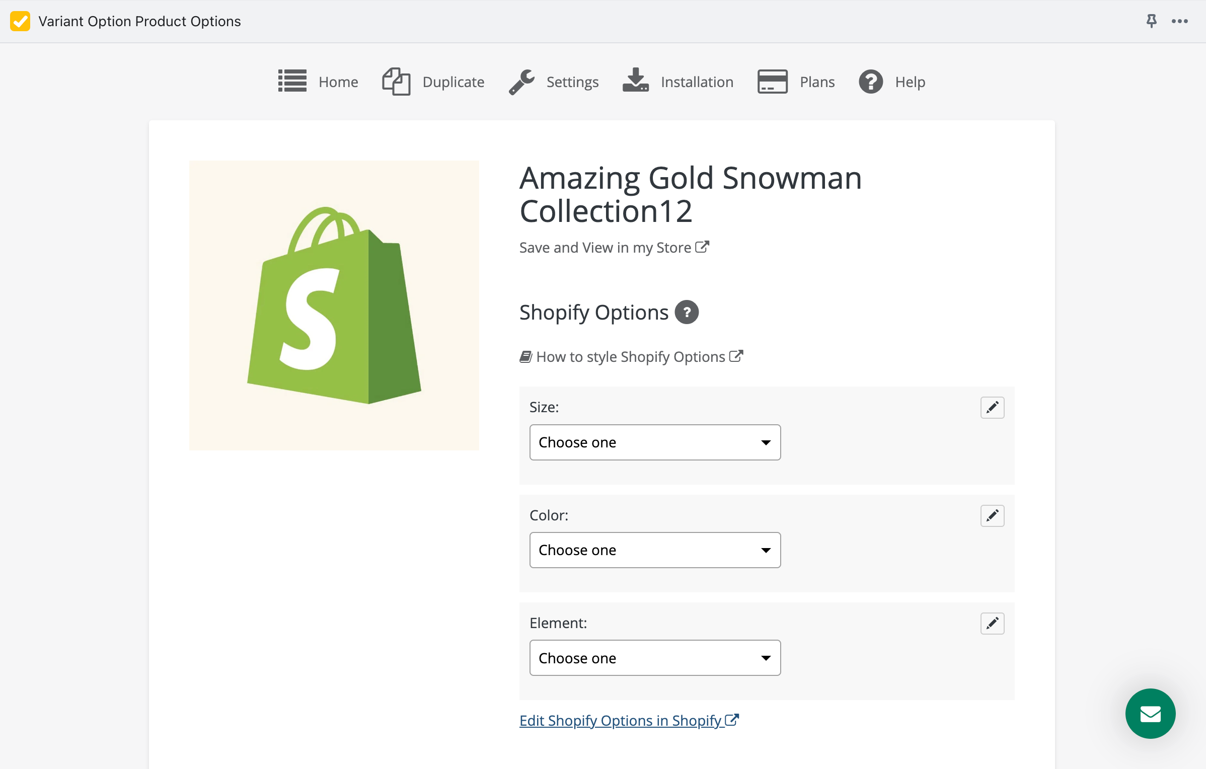 meilleure application variante pour shopify