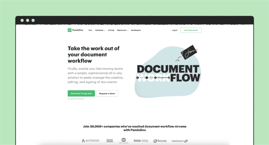 PandaDoc lider bir belge otomasyon yazılımıdır