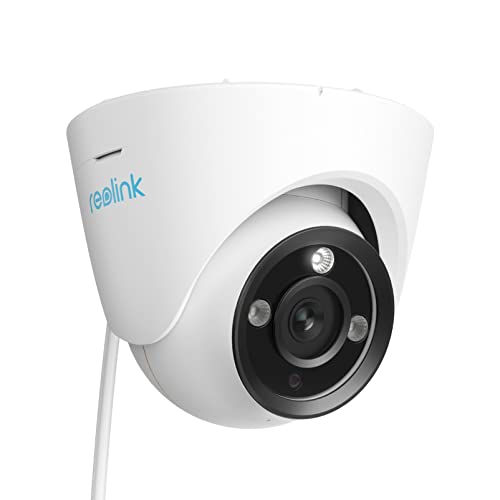 REOLINK 12MP PoE IP Kamera Dış Mekan, Ev Güvenliği için 93° Geniş Açılı Dome Gözetim Kameraları, İnsan/Araç/Evcil Hayvan Algılama, 700 lm Renkli Gece Görüşü, Çift Yönlü Konuşma, 256 GB'a kadar microSD Kart, RLC-1224A