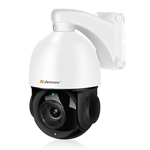 4K 8MP Dış Mekan PTZ IP POE Kamera, Pan Tilt 20x Optik Zum ve İnsan Araç Algılama, 320ft IR Gece Görüşlü Speed ​​Dome Güvenlik Kamerası, Otomatik İzleme, 2 Yönlü Ses (Hikvision ile uyumlu)