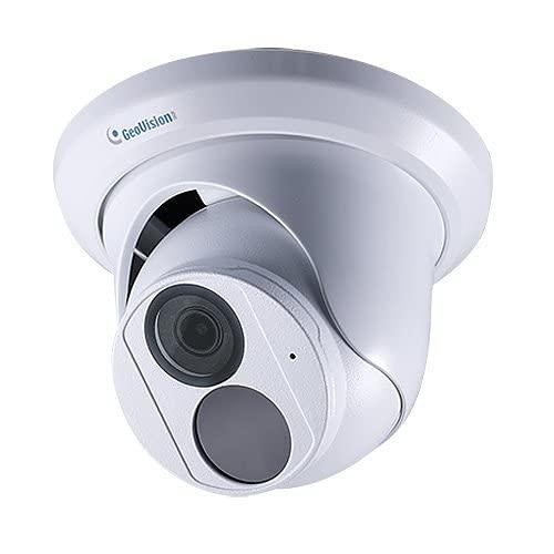 Geovision GV-EBD4704 4MP H.265 Super Low Lux WDR Pro IR Eyeball Dome IP Kamera, 2.8mm Lens, Dahili Mikrofon