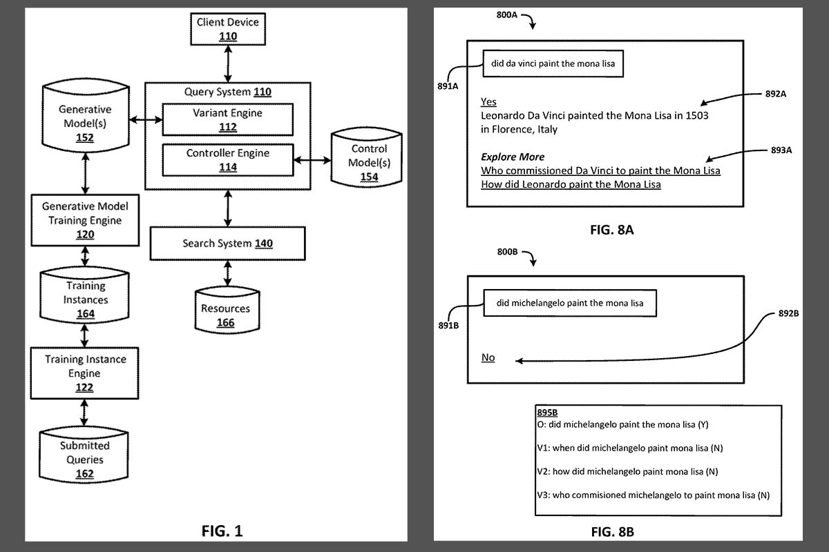 SGE でフォローアップの質問をするために、Google でトレーニングされた生成 AI モデルを使用してクエリ バリアントを生成する