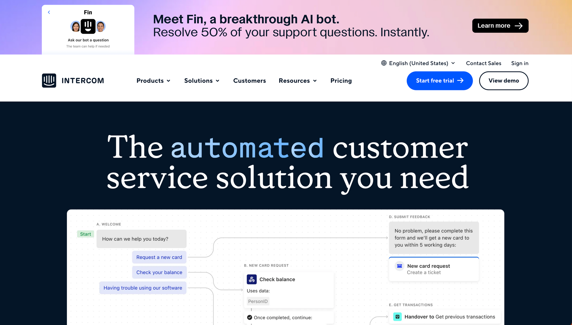 Intercom - chatbots de recursos humanos