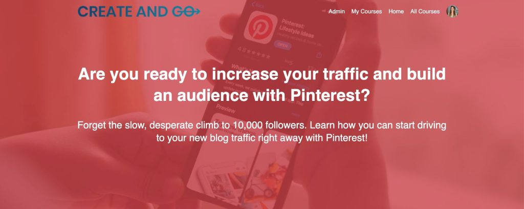 Скриншот курса Pinterest Traffic Avalanche