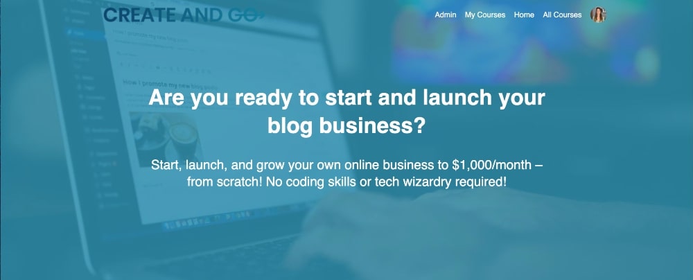 Скриншот курса Launch Your Blog Biz