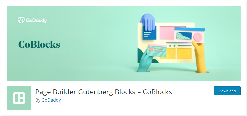 Page bulder gutenberg blocks - coblocks plugin