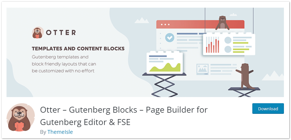 Otter Blocks: Gutenberg blocks and template library