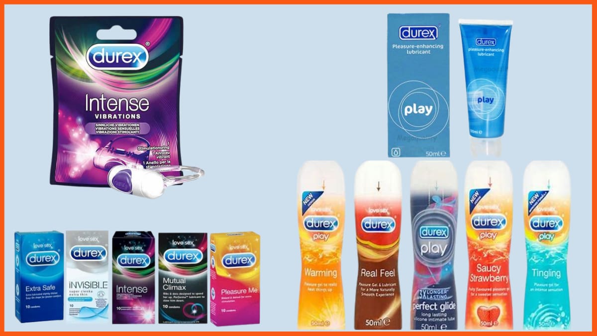 Gamma di prodotti offerti da Durex