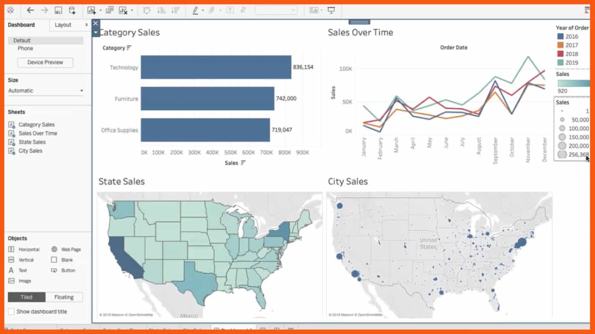 Tableau - saas software de business intelligence