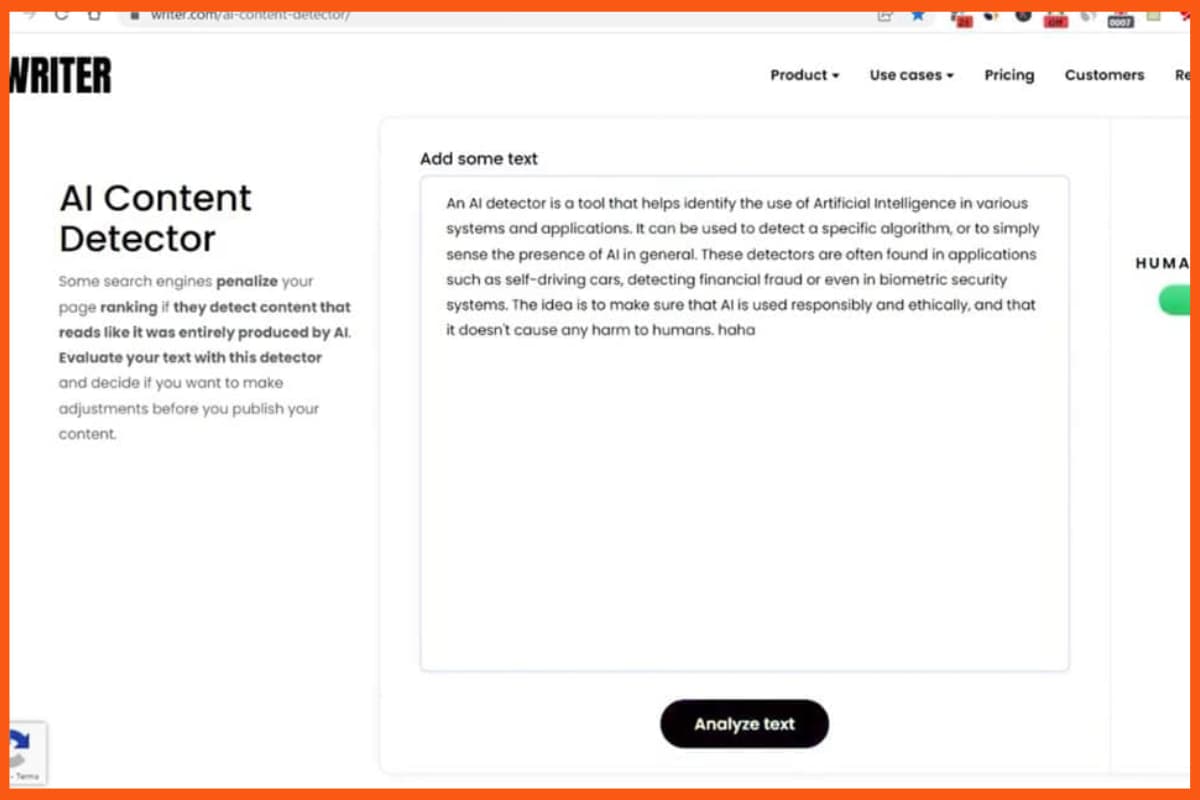 AI内容检测工具-Writer AI