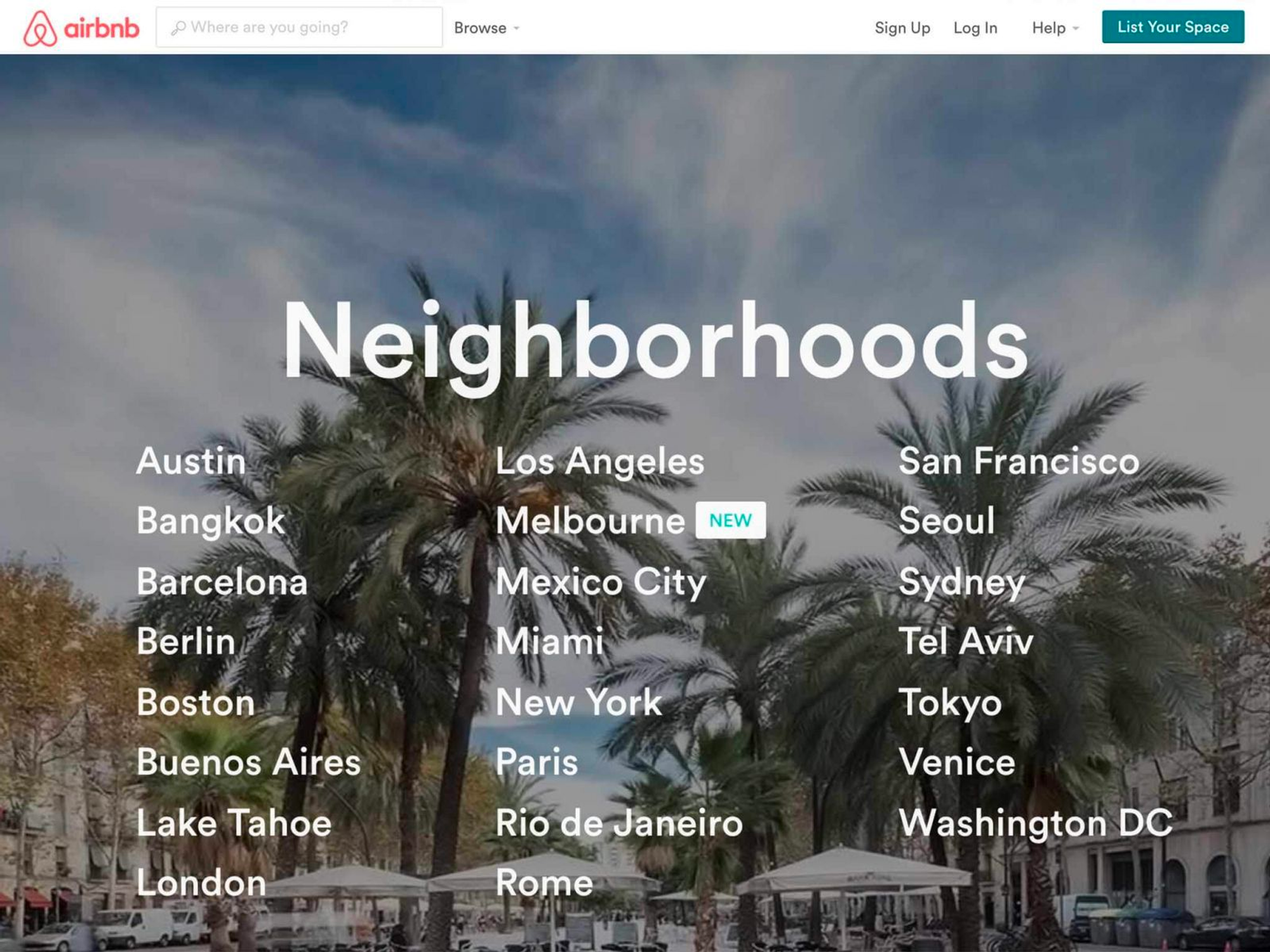 Exemplo de guia de bairro do Airbnb – conteúdo fundamental