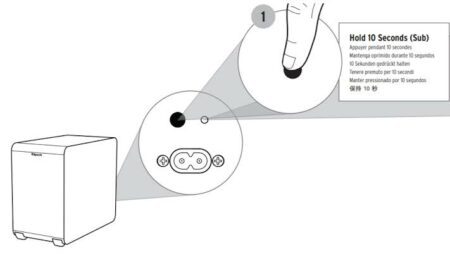 Klipschサブウーファーをサウンドバーにペアリングする方法?