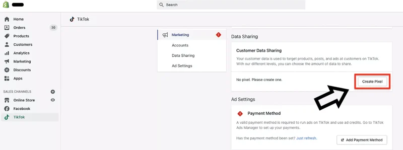 how_to_connect_tiktok_pixel_to_shopify