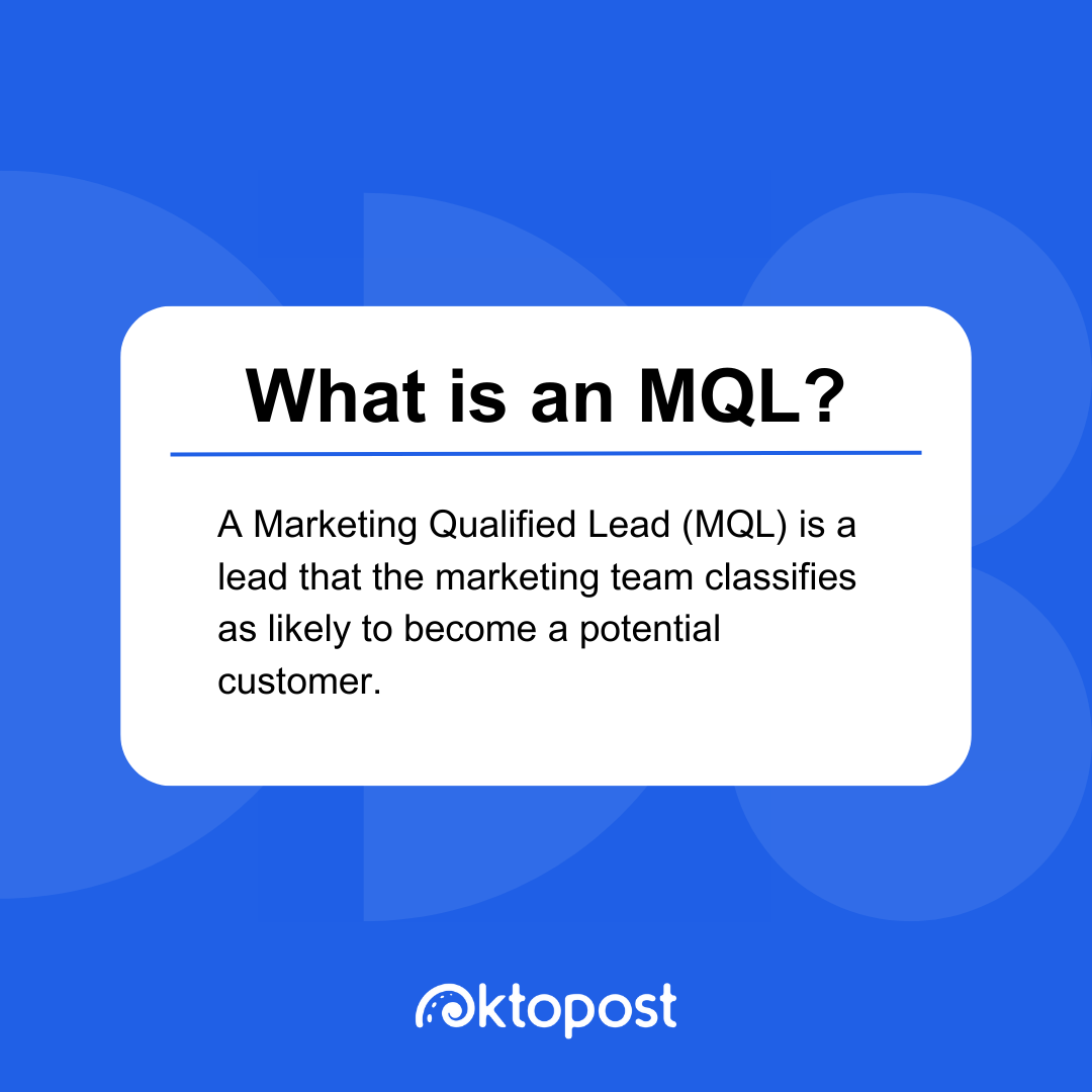 ¿Qué es un MQL? Un cliente potencial calificado en marketing (MQL) es un cliente potencial que el equipo de marketing clasifica como con probabilidad de convertirse en un cliente potencial.