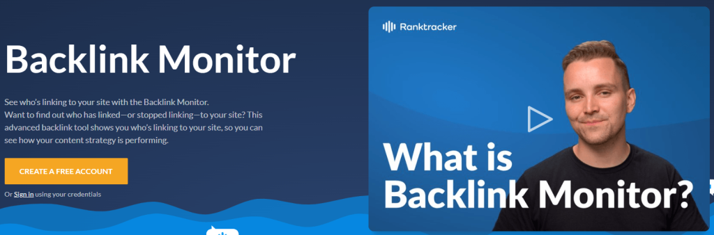 Monitor de vínculo de retroceso del kit de herramientas Ranktracker