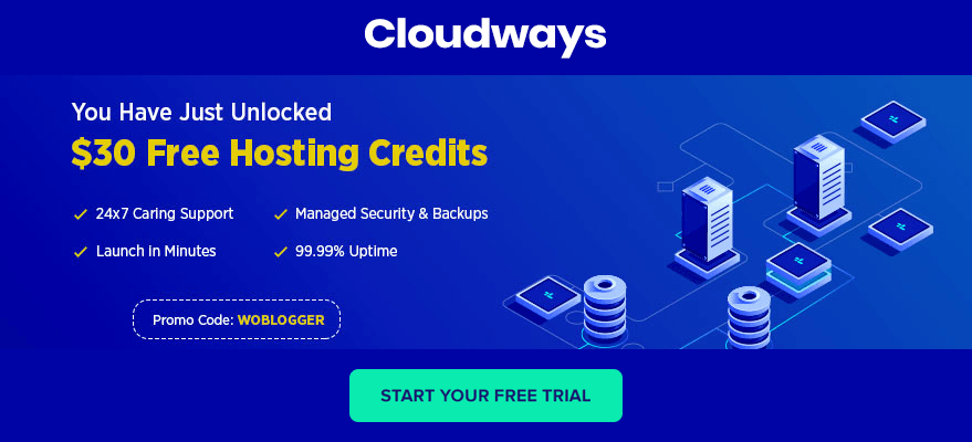 Banner de suscripción de Cloudways