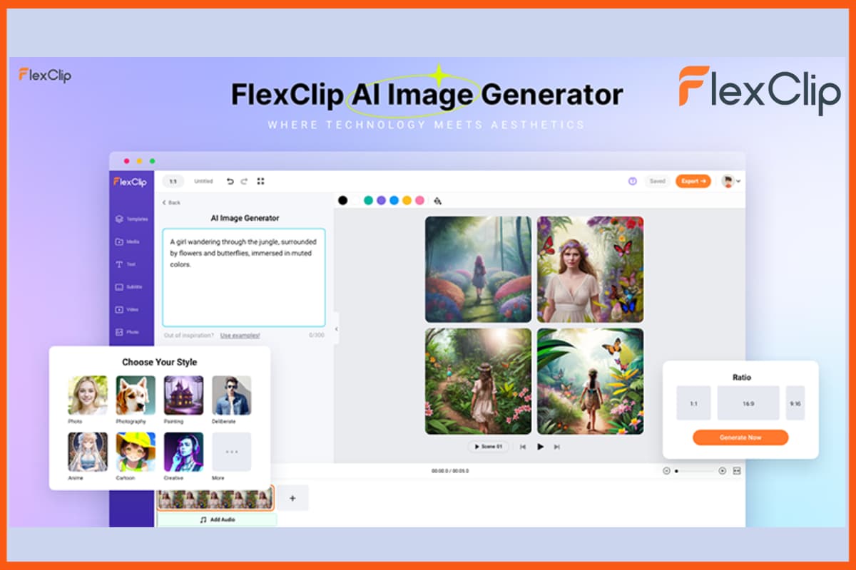 FlexClip — лучшие инструменты для создания видео с использованием искусственного интеллекта