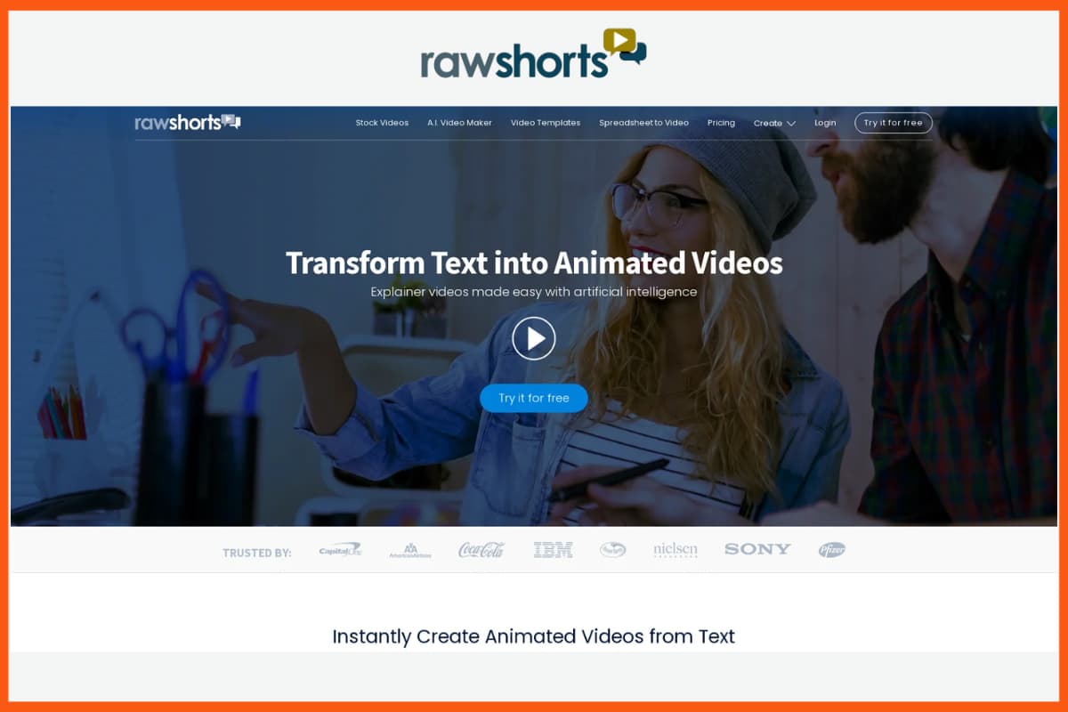 Rawshorts — лучшие инструменты для создания видео с использованием искусственного интеллекта