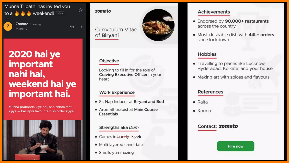 Zomato 行銷策略 - 電子郵件行銷