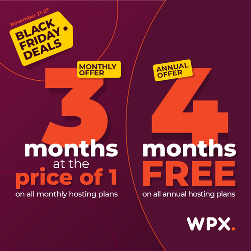 wpx black friday deal