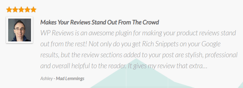 wp rich snippet testimonial 4